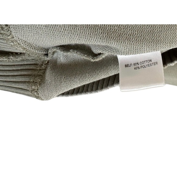 Jane and Delancey Women's Blouse Top Vintage Look Cropped Size M Light Olive - Picture 6 of 8